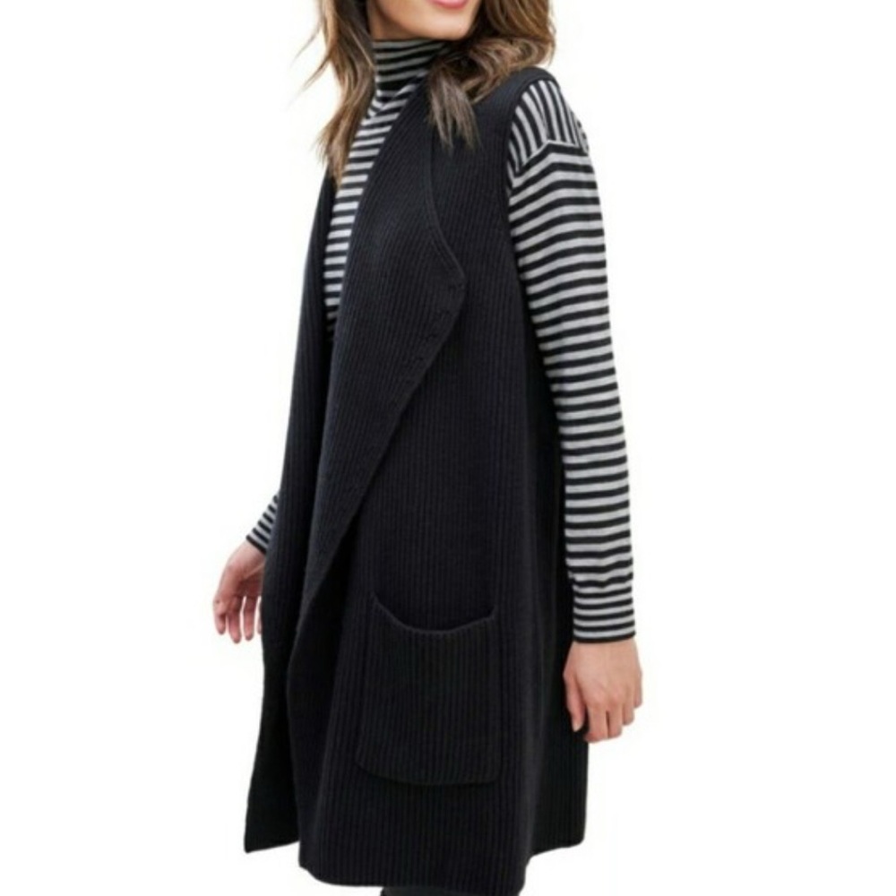Splendid Juliet Black Knit Cardigan